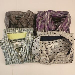 D52 4pc Foxcroft Women Petite Button Down Shirts Sizes 2P 4P 6P 8P
